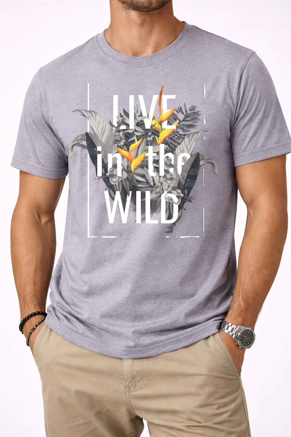 "Live In The Wild" Nature Tee