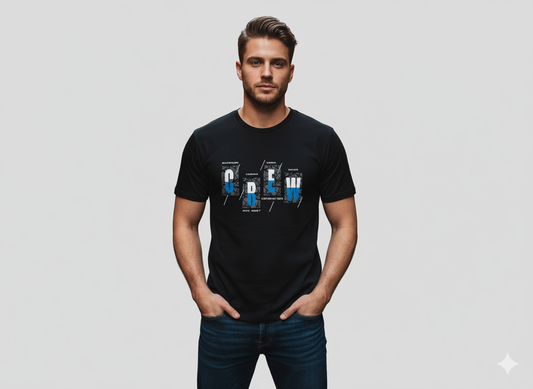 Blueprint: Urban Crew Graphic Tee for Men | RAV Studio