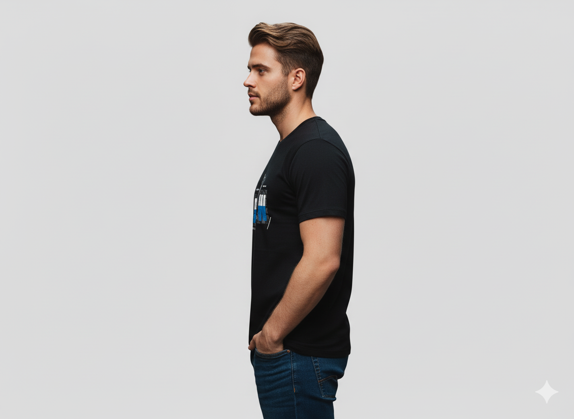 Blueprint: Urban Crew Graphic Tee for Men | RAV Studio