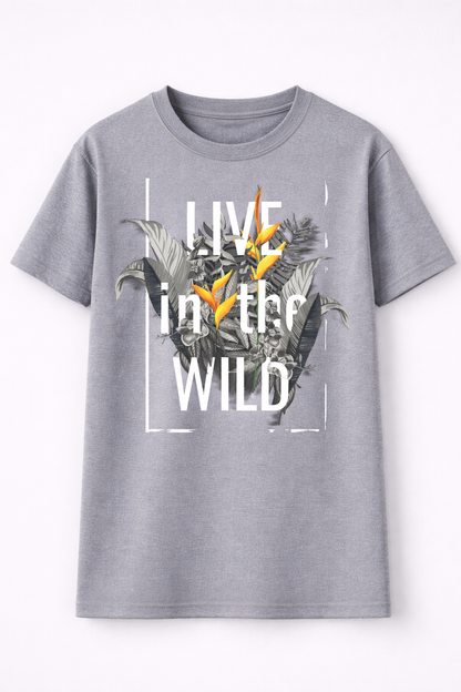 "Live In The Wild" Nature Tee
