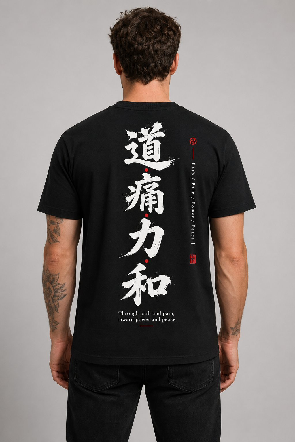 Path · Pain · Power · Peace Tee