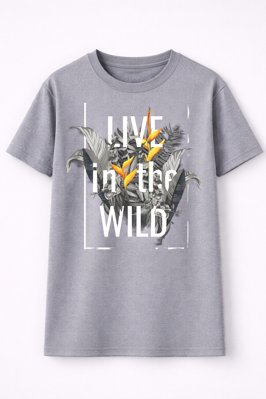 "Live In The Wild" Nature Tee